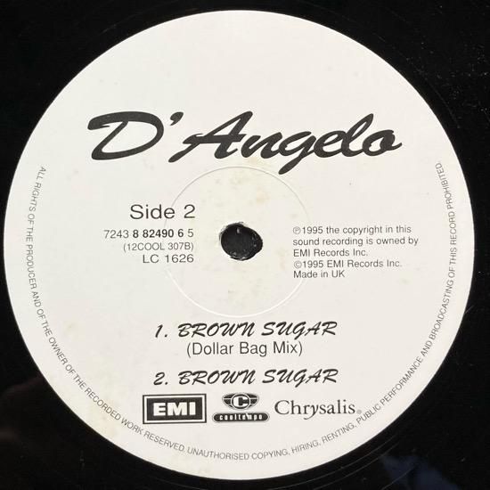 D'ANGELO / BROWN SUGAR (UK ONLY REMIX) (1995 UK ORIGINAL