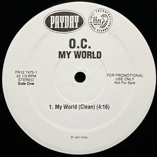 O.C. / MY WORLD (1997 US PROMO )