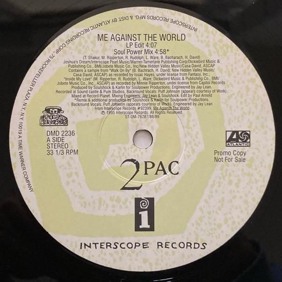 2PAC / ME AGAINST THE WORLD (1995 US UNKNOWN RARE PRESS 2PAC / ME AGAINST THE WORLD (1995 US UNKNOWN RARE PRESS
