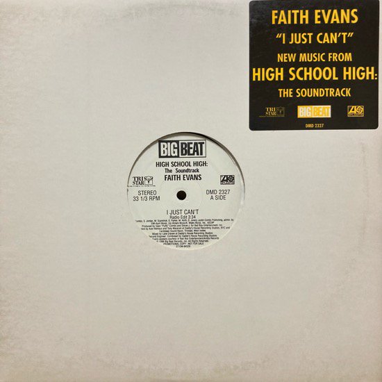 FAITH EVANS / I JUST CAN'T (1996 US ORIGINAL PROMO ONLY)