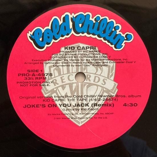 KID CAPRI / JOKE'S ON YOU JACK (REMIX) (1991 US ORIGINAL PROMO ONLY RARE PRESSING)