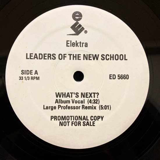 LEADERS OF THE NEW SCHOOL / WHAT'S NEXT (1993 US ORIGINAL PROMO)