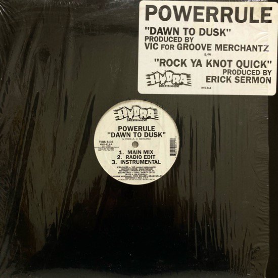 POWERULE / DAWN TO DUSK (1995 US ORIGINAL)