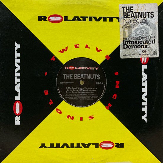 THE BEATNUTS / NO EQUAL (1993 US ORIGINAL PROMO ONLY RARE PRESSING)