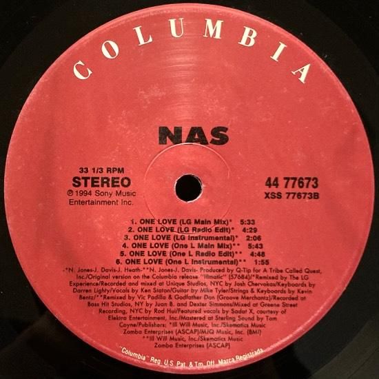 NAS One Love Nujabes レコード シュリンク 激レア