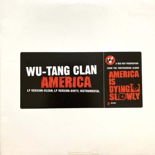 WU-TANG CLAN / AMERICA (1996 US ORIGINAL PROMO ONLY)