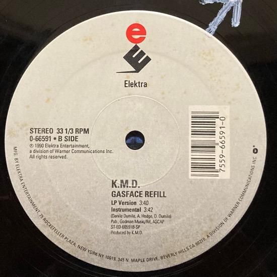 KMD / PEACHFUZZ b/w GASFACE REFILL (1990 US ORIGINAL