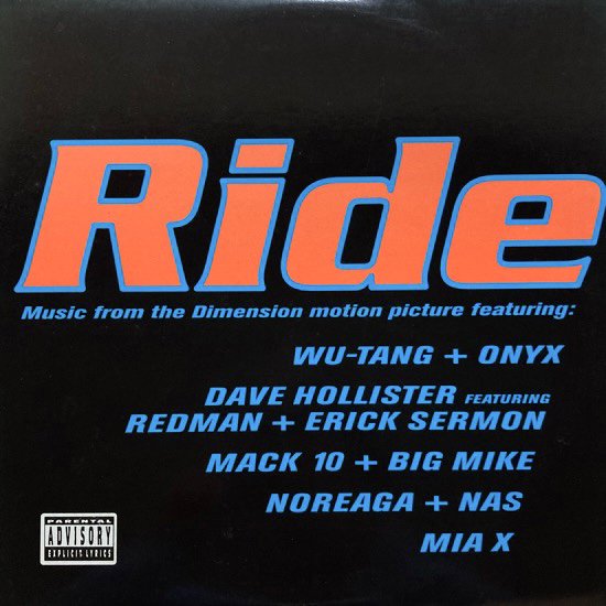 VARIOUS / RIDE (MUSIC FROM THE DIMENSION MOTION PICTURE)(1998 US ORIGINAL)