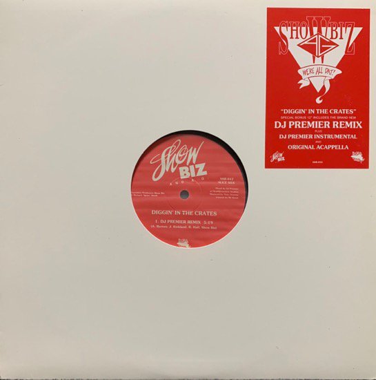 SHOWBIZ & A.G. / DIGGIN’ IN THE CRATES (DJ PREMIER REMIX) (2014 US Limited to 200 copies 12)