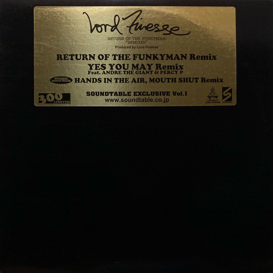 LORD FINESSE / RETURN OF THE FUNKYMAN 