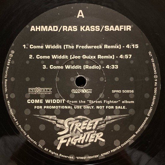 AHMAD , RAS KASS & SAAFIR / COME WIDDIT (1995 US ORIGINAL PROMO ONLY)