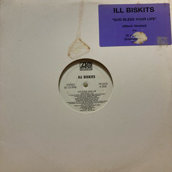 ILL BISKITS / GOD BLESS YOUR LIFE (1995 US ORIGINAL PROMO ONLY)