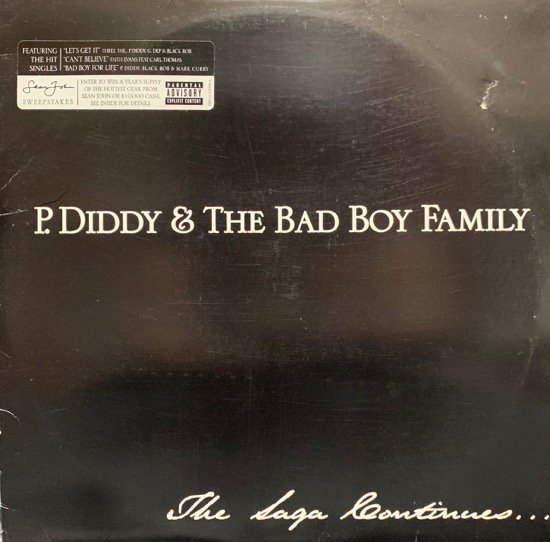 P. DIDDY &  THE BAD BOY FAMILY / THE SAGA CONTINUES... (2001 US ORIGINAL)