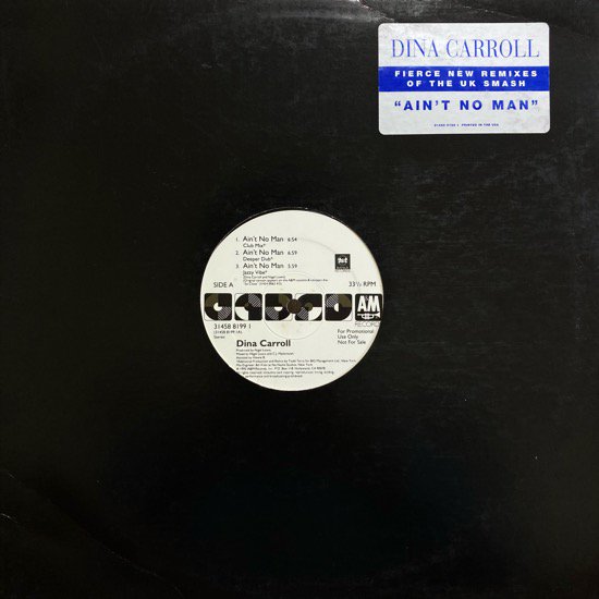 DINA CARROLL / AIN'T NO MAN (1992 US  ORIGINAL PROMO)