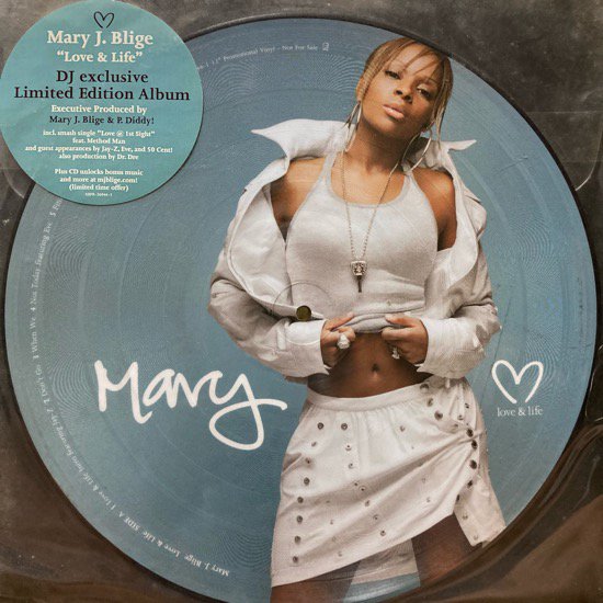 MARY J. BLIGE / LOVE & LIFE (2003 US ORIGINAL PROMO ONLY)