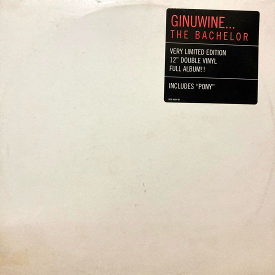 GINUWINE / GINUWINE... THE BACHELOR (1996 US ORIGINAL PROMO ONLY RARE PRESING)