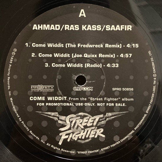 AHMAD , RAS KASS & SAAFIR / COME WIDDIT (1995 US ORIGINAL PROMOTIONAL ONLY )