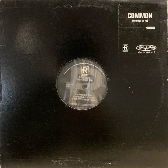 COMMON / THE BITCH IN YOO b/w  NO I.D. / THE REAL WEIGHT (1996 US ORIGINAL PROMO ONLY)