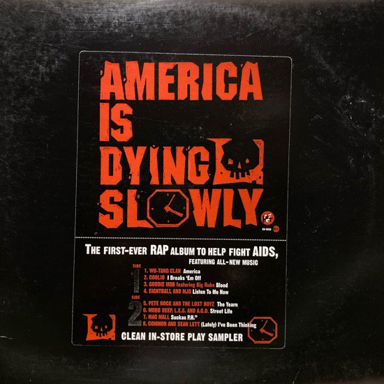 VARIOUS / AMERICA IS DYING SLOWLY (1996 US ORIGINAL PROMO ONLY)