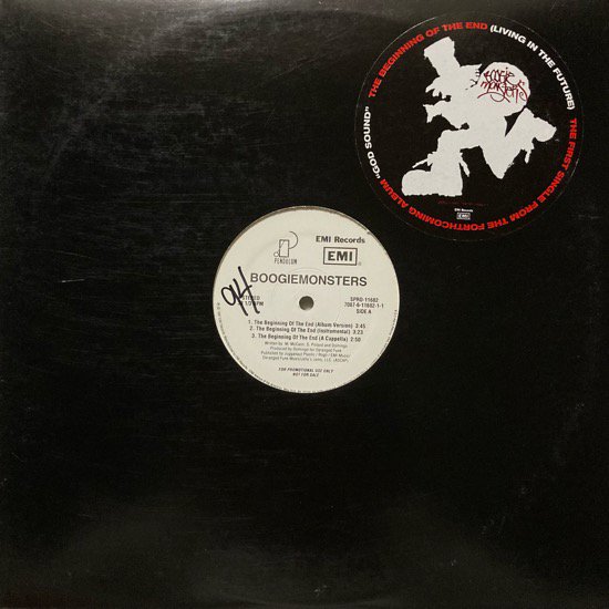 BOOGIEMONSTERS / THE BEGINNING OF  THE END b/w GOD SOUND (1997 US ORIGINAL PROMO)