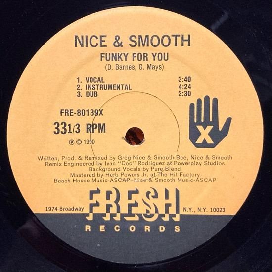 洋楽 Nice & Smooth - Funky For You Nice & Smooth – Funky For You – Vinyl (12