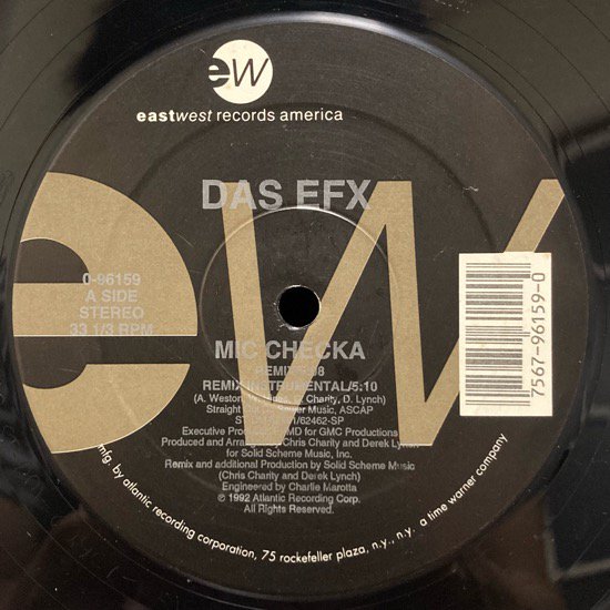 DAS EFX / MIC CHECKA b/w JUSSUMEN (Pete rock Remix) (1992 US ORIGINAL)