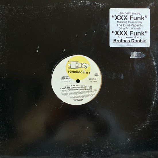 FUNKDOOBIEST / XXX FUNK (1995 US ORIGINAL PROMO)