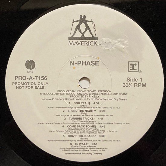 N-PHASE / N-PHASE (1994 US ORIGINAL PROMO ONLY )