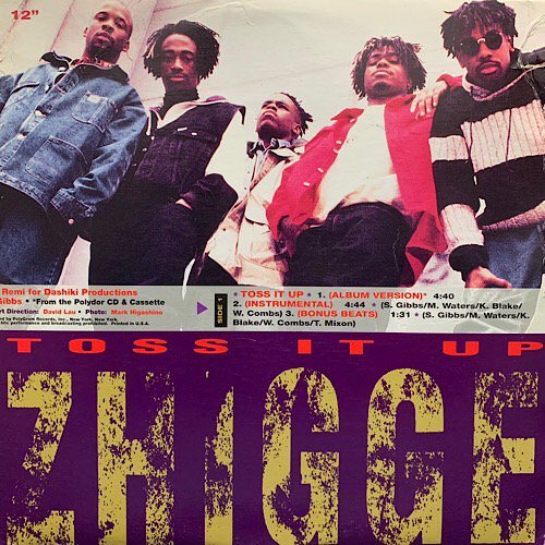 ZHIGGE / TOSS IT UP (1992 US ORIGINAL)