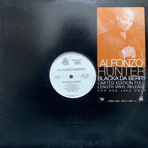 ALFONZO HUNTER / BLACKA DA BERRY (1996 US ORIGINAL PROMO ONLY)