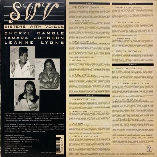 SWV / NEW BEGINNING (1996 US ORIGINAL) - SLASH RECORD