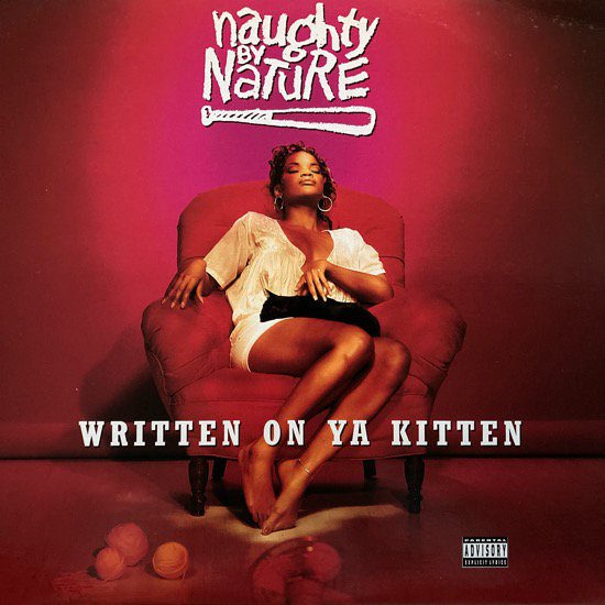 NAUGHTY BY NATURE / WRITTEN ON YA KITTEN b/w KLICKOW-KLICKOW (1993 US ORIGINAL)