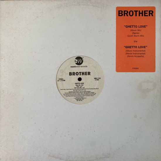 BROTHER / GHETTO LOVE (1993 US PROMO ONLY)