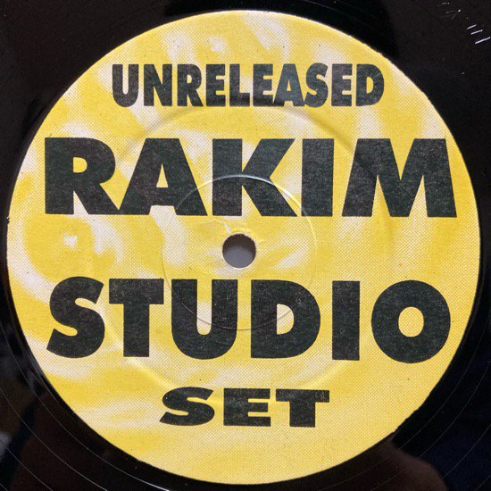 RAKIM / UNRELEASED RAKIM STUDIO SET (US UNKNOWN PRESSING)