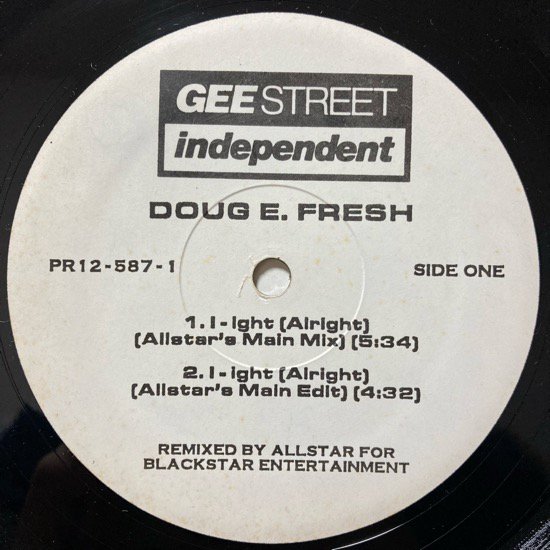 DOUG E. FRESH / I-IGHT (ALRIGHT) (Remixes)(1993 US ORIGINAL RARE PROMO ONLY)