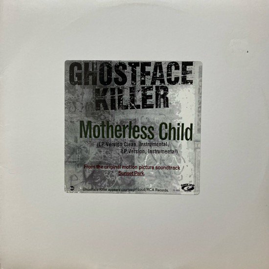 GHOSTFACE KILLER / MOTHERLESS CHILD (1996 US ORIGINAL PROMO ONLY)