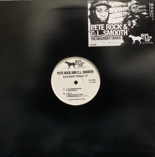 PETE ROCK AND C.L. SMOOTH / BASEMENT DEMOS EP (2009 US ORIGINAL 200 ONLY VERY RARE PRESS)