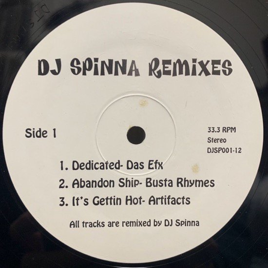 VARIOUS / DJ SPINNA REMIXES 