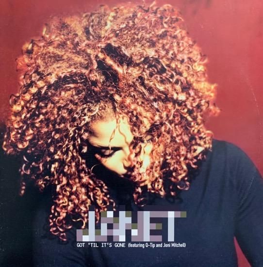 JANET FEATURING Q-TIP AND JONI MITCHELL / GOT 'TIL IT'S GONE (1997 US ORIGINAL PROMO ONLY RARE)