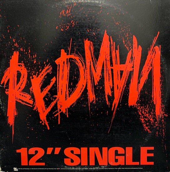 REDMAN / ROCKAFELLA b/w METHOD MAN / BRING  THE PAIN / P.L.O. STYLE(1994 US PROMO ONLY )