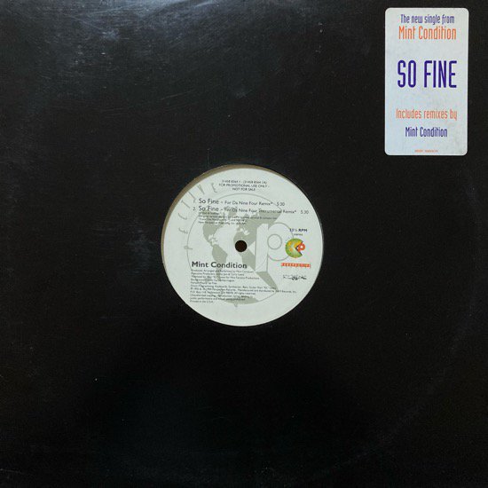 MINT CONDITION / SO FINE (1994 US PROMO ONLY RARE) - SLASH RECORD