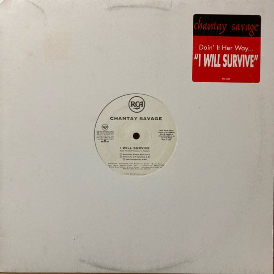 CHANTAY SAVAGE / I WILL SURVIVE (1996 US PROMO ONLY)
