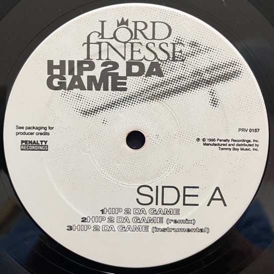 ヒップホップ名盤レコード　LORD FINESSE　HIP 2 DA GAME