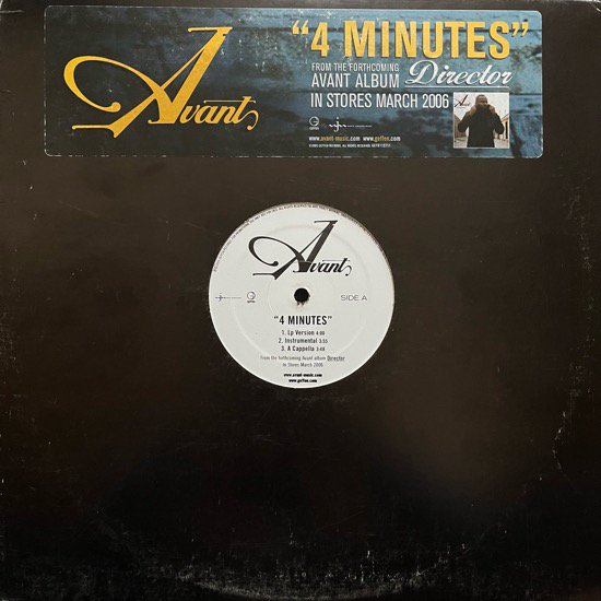 AVANT / 4 MINUTES (2005 US PROMO ONLY)