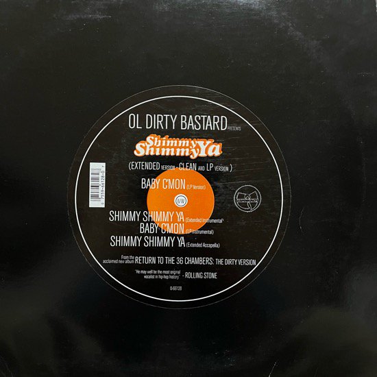 OL DIRTY BASTARD / SHIMMY SHIMMY YA (1995 US ORIGINAL)