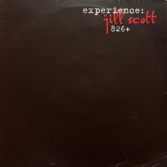 JILL SCOTT / EXPERIENCE: JILL SCOTT 826+ EP (2001 UK PROMO ONLY RARE PRESS)