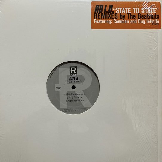 NO I.D. / STATE TO STATE (REMIXES) (1998 US PROMO ONLY)