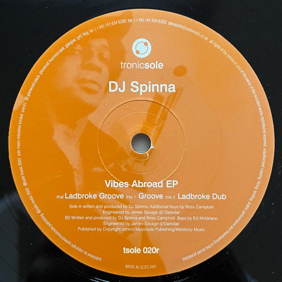 DJ SPINNA / VIBES ABROAD EP (2002 UK ORIGINAL)
