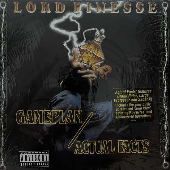 LORD FINESSE / GAMEPLAN b/w ACTUAL FACTS (1996 US ORIGINAL)