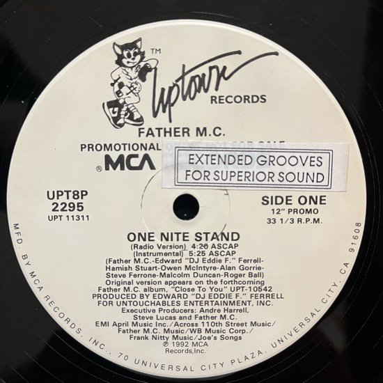 FATHER MC / ONE NITE STAND (1992 US PROMO)